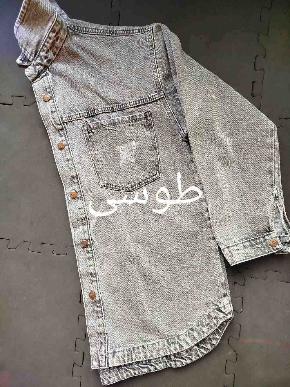 کت جین مانتوی،کت جین زنانه،کت لی